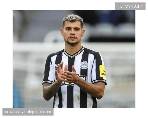 纽卡斯尔联中场吉马良斯左大腿后侧肌肉严重损伤，将缺阵六至七周